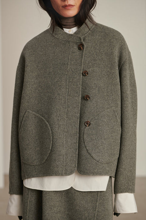 Windsor Jacket, light gray mottled