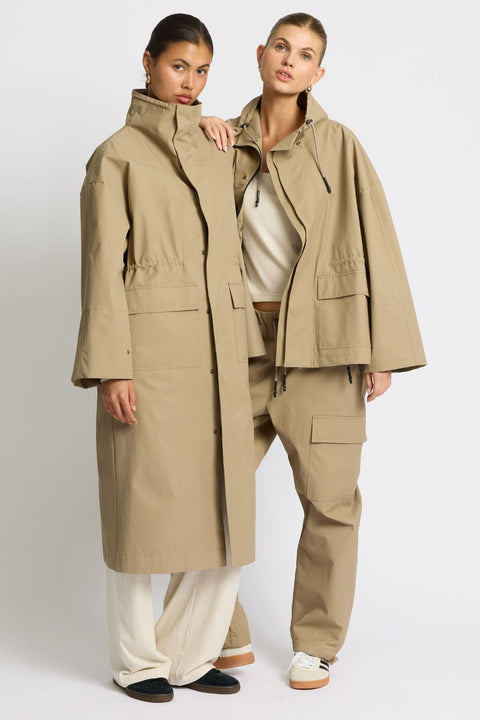 Tech Coat Cloud, Beige Taupe