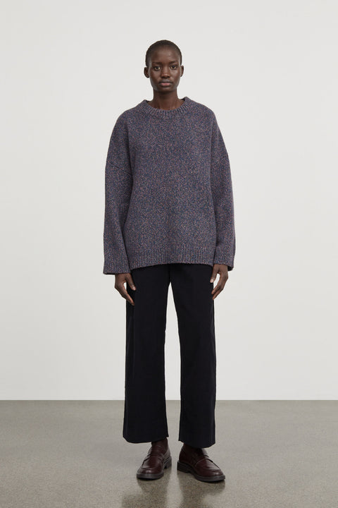 Ambrose Jumper, Blue/Red mouliné