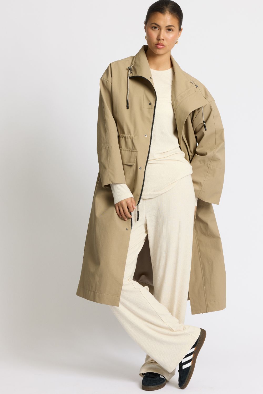 Tech Coat Cloud, Beige Taupe