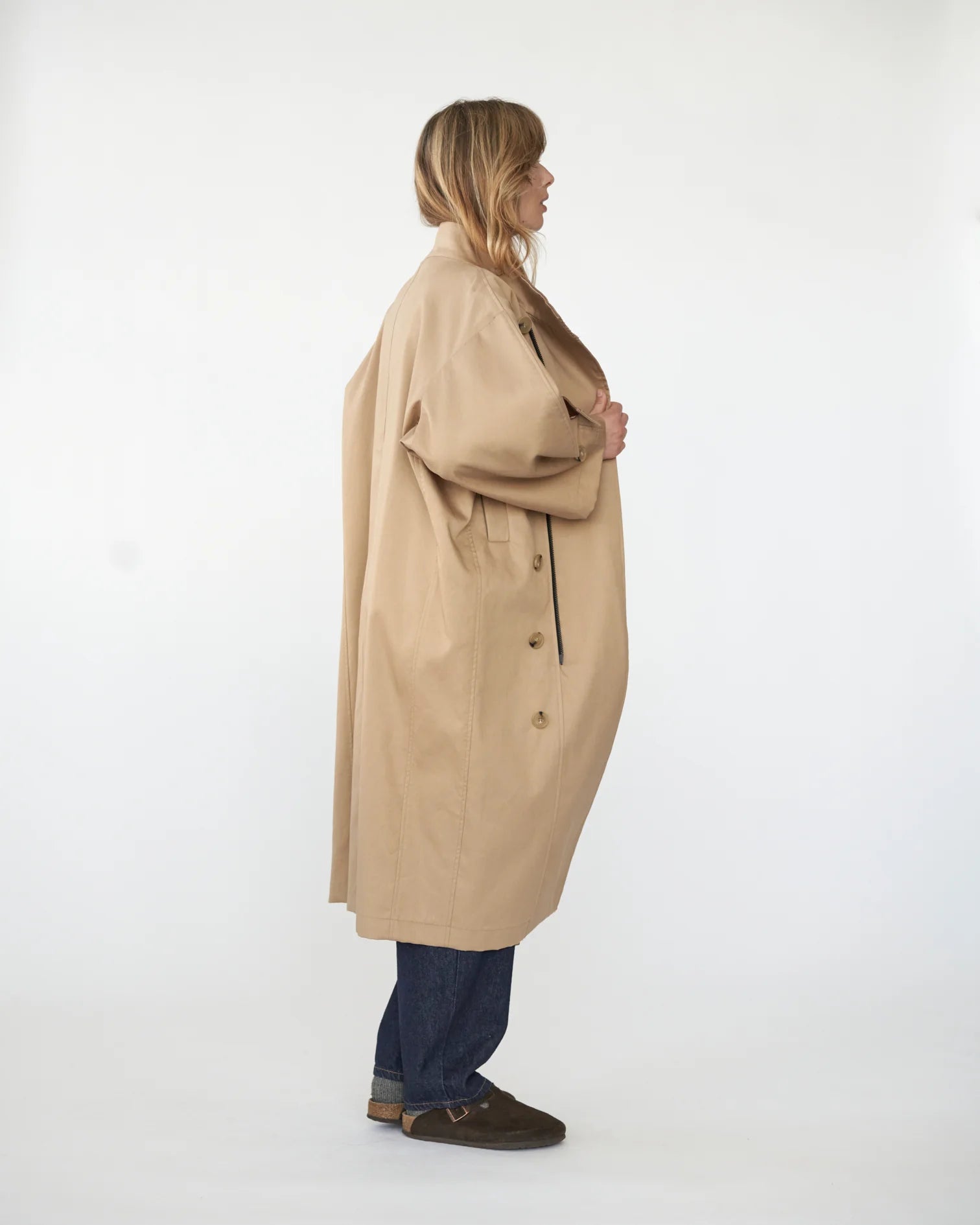 Water resistant Coat, Beige