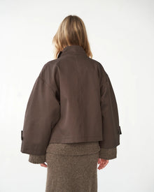 Water resistant Jacket, Dark Brown