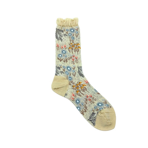 AM-789 Socks, Ivory