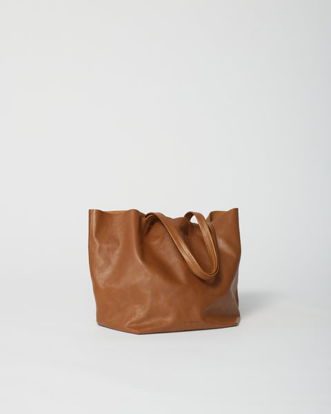 Full Grain Leather Bag, Cognac