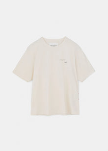 Aiayu Circular state tee, Pure Ecru