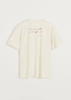 Aiayu circular state tee, Pure Ecru 25.1