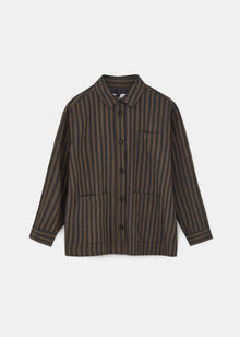 Ashly shirt rigato, Mix Redwood