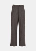 Balder pant fine wool, Brownie Melange