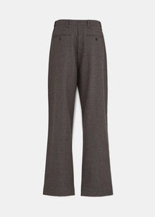 Balder pant fine wool, Brownie Melange