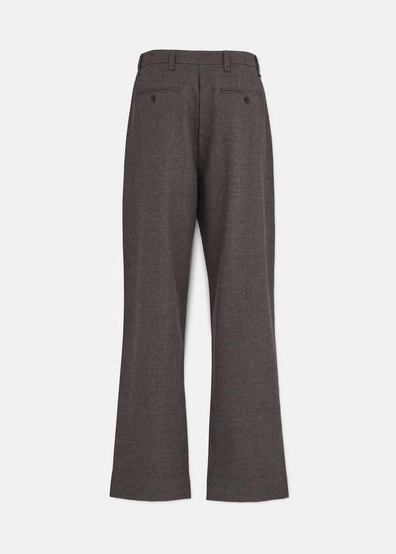 Balder pant fine wool, Brownie Melange