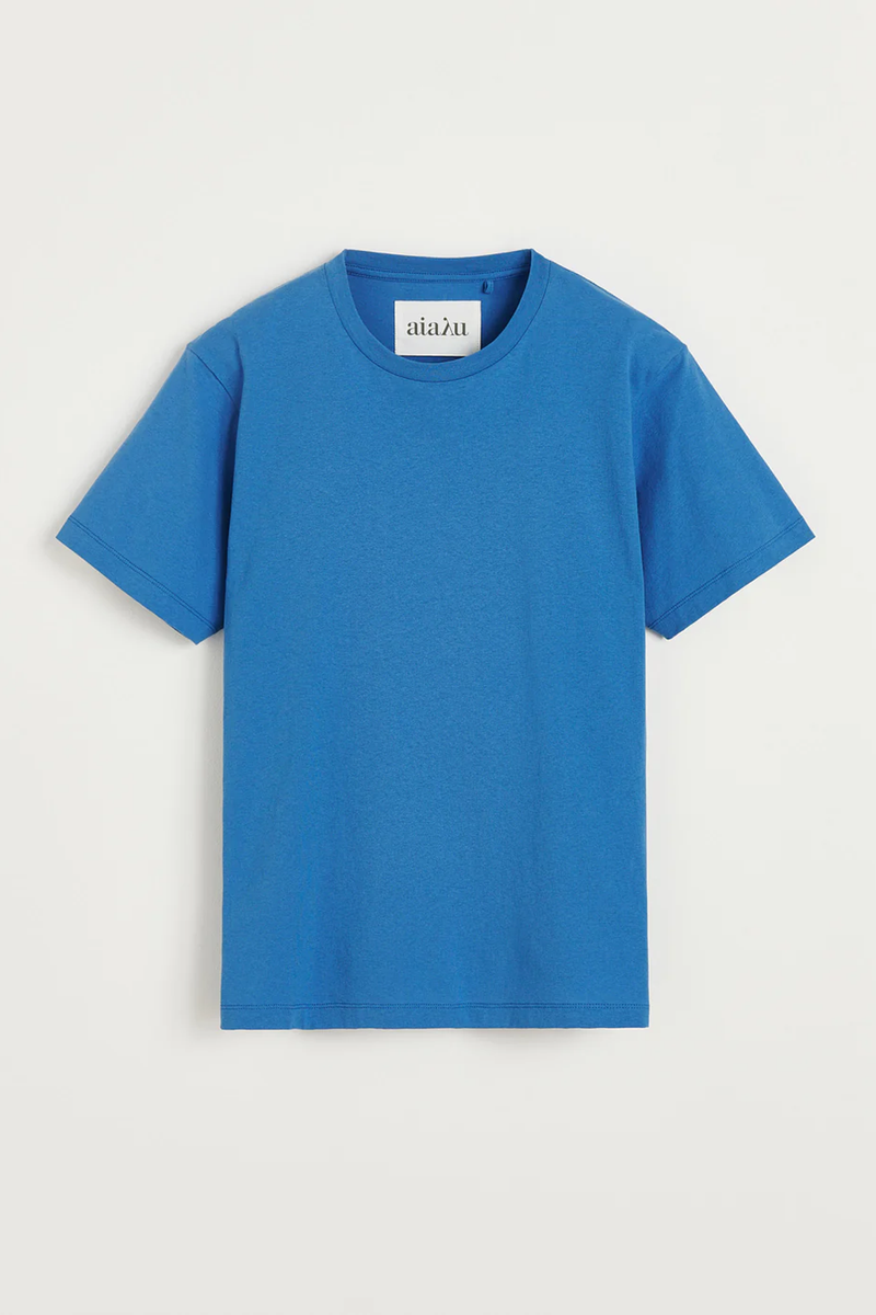 Classic circular tee, Brilliant Blue