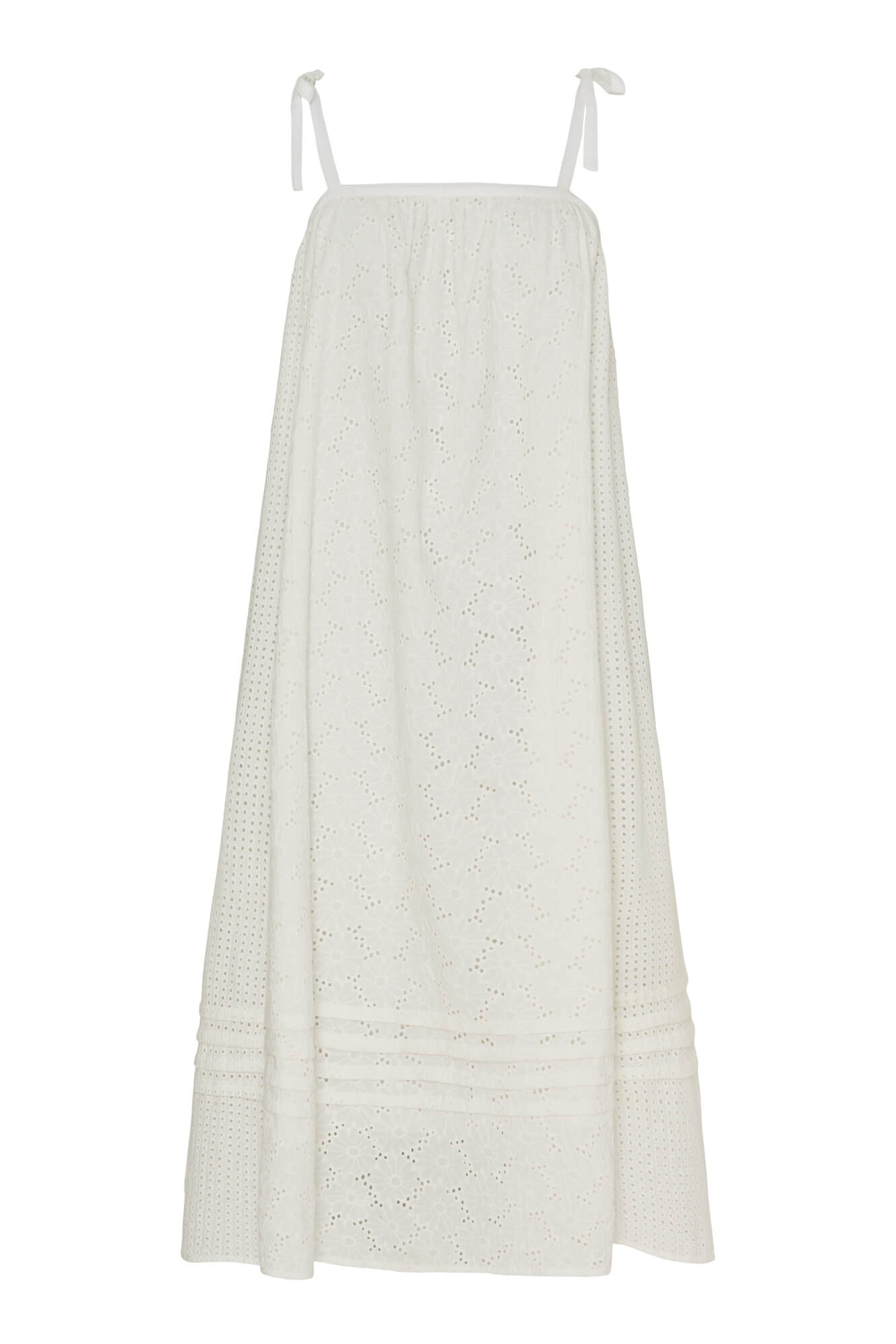 Emanuela Long Dress, White