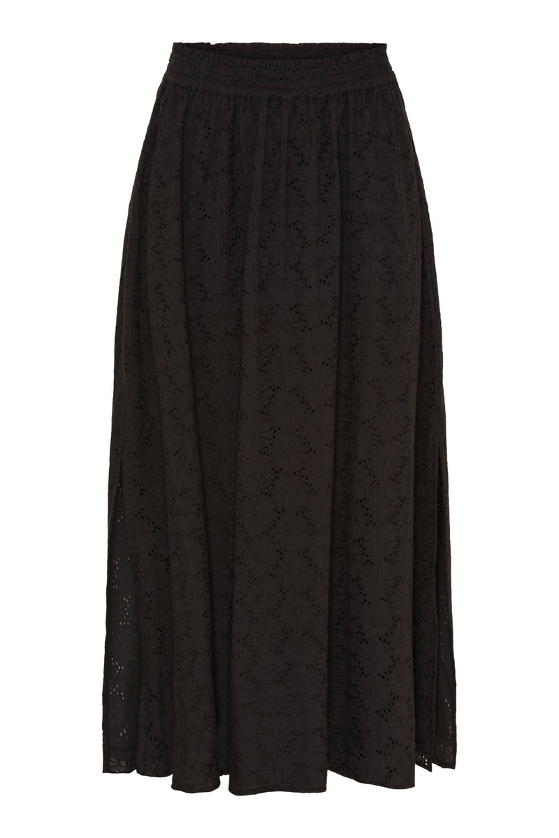 Emanuela Long Skirt, Black