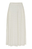 Emanuela Long Skirt, White