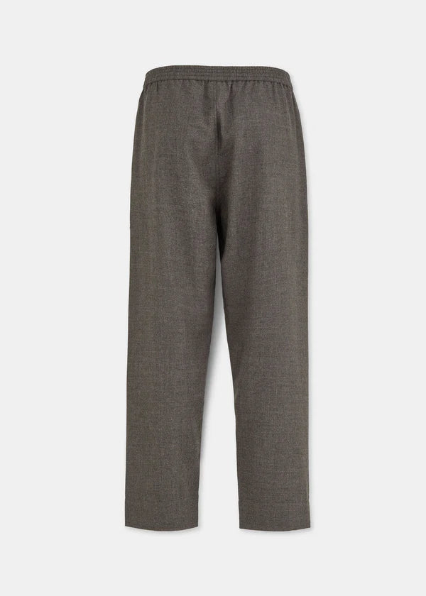 Coco Pant Fine Wool, Brownie Melange