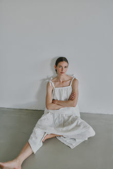 Emanuela Long Skirt, White