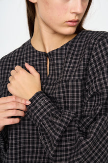 Valdis Blouse, Black Check