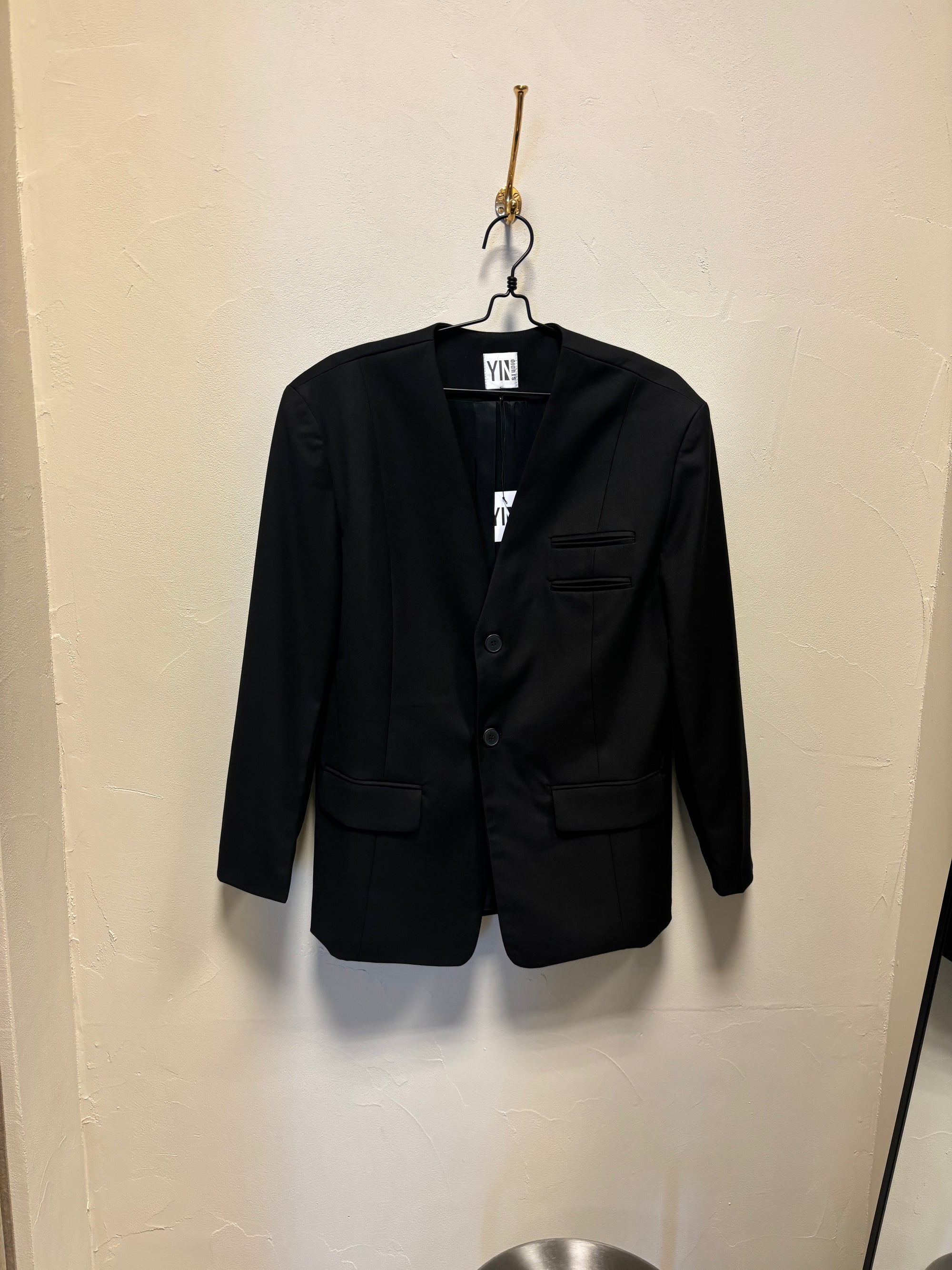 Cocoon Blazer, Black