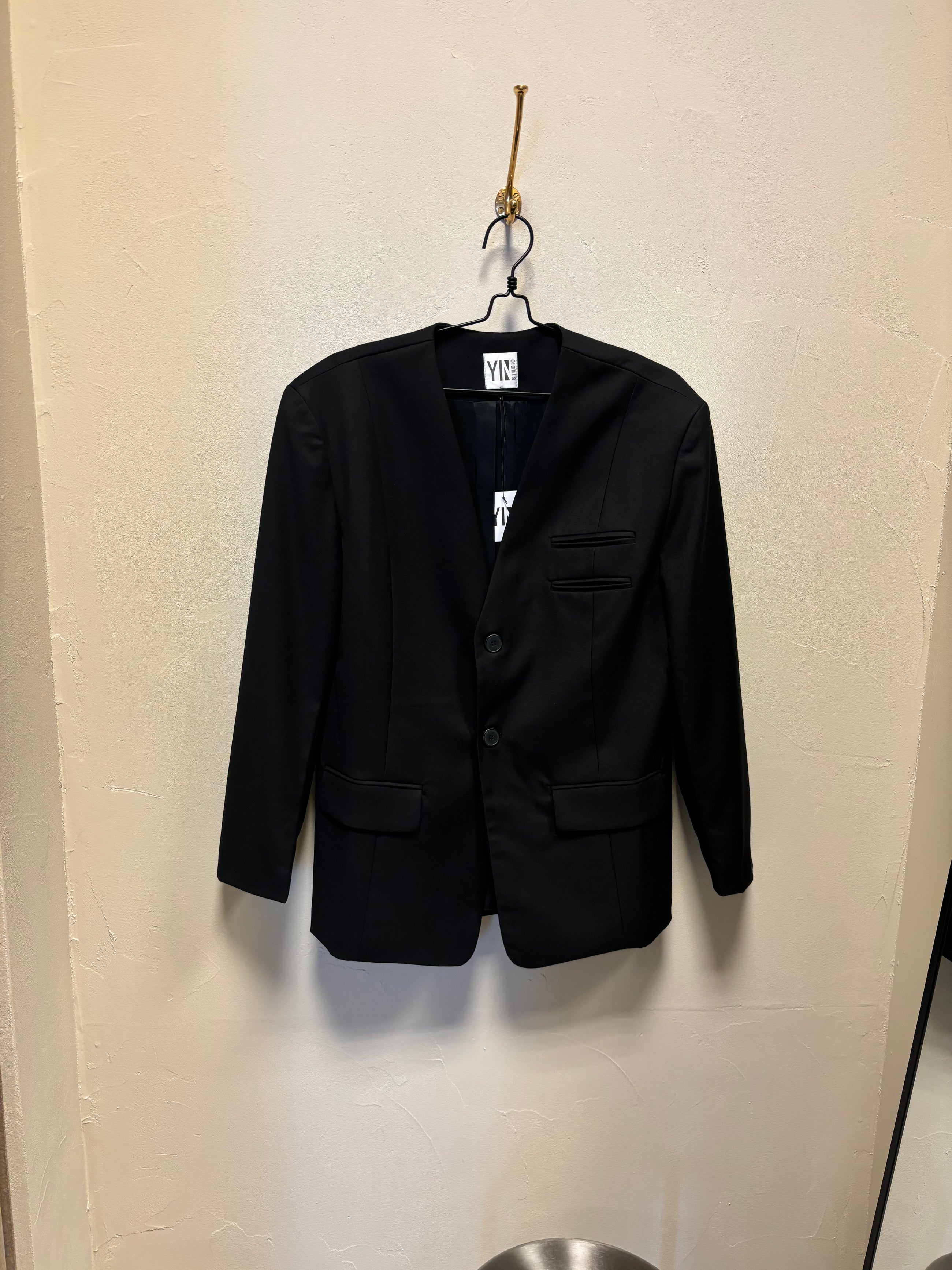 Cocoon Blazer, Black