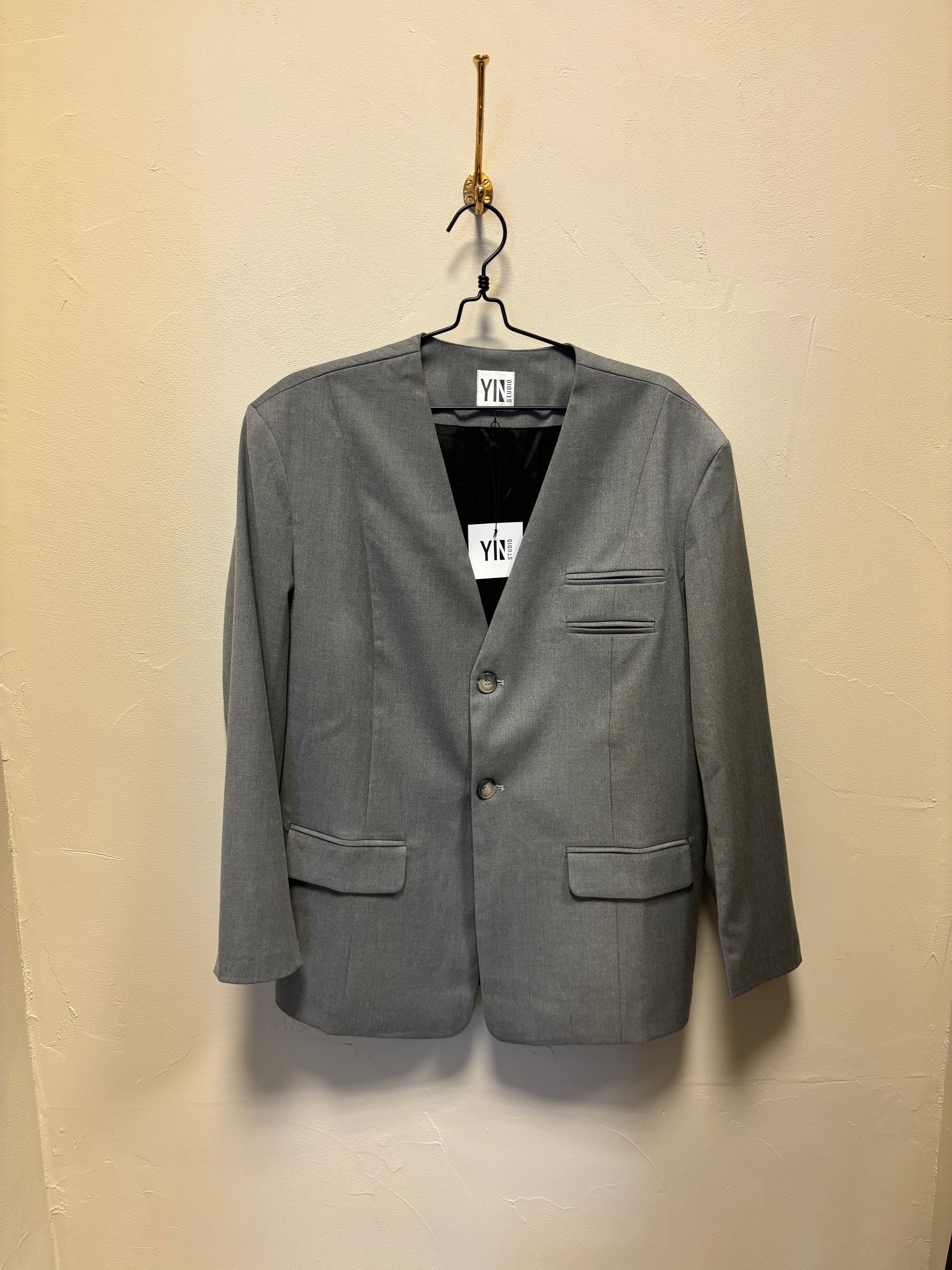 Cocoon Blazer, Grey