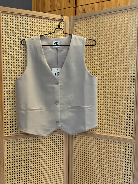 Lucca Vest, Light Beige