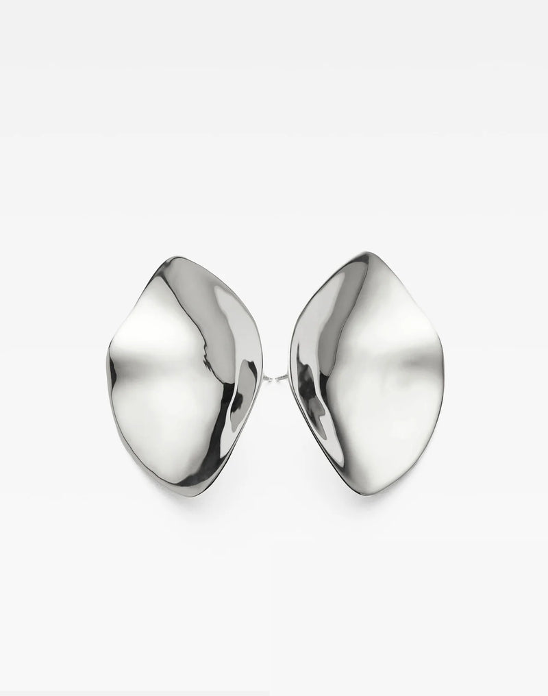 Lumen Earring Large Pair, Sterling Silver