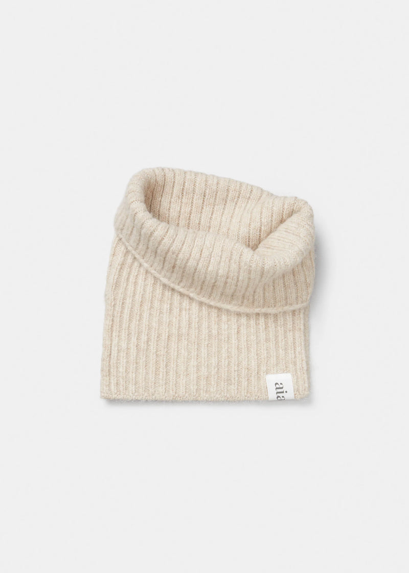 Nellie neck warmer, Pure Beige