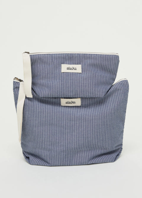 Pouch Letto Mini, Mix Blue