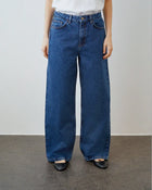 Willow Wide leg jeans, Mid blue denim