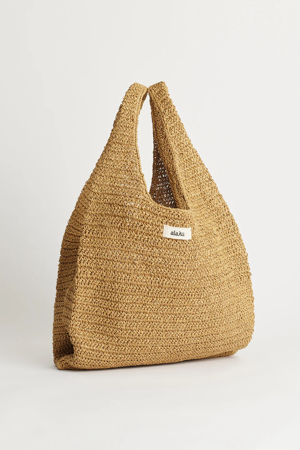 Sophia straw bag medium, Pure Natural