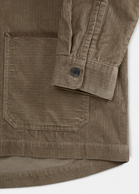 Vinga Shirt Corduroy, Brown Khaki