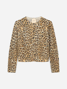 Womens o-cardigan, Leopard