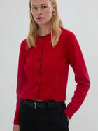 Women's O-Cardigan, Red