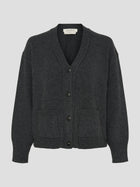 Vigga Cardigan, Dark Grey Melange