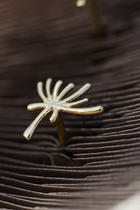 Dandelion Stud Earring, 18K Gold