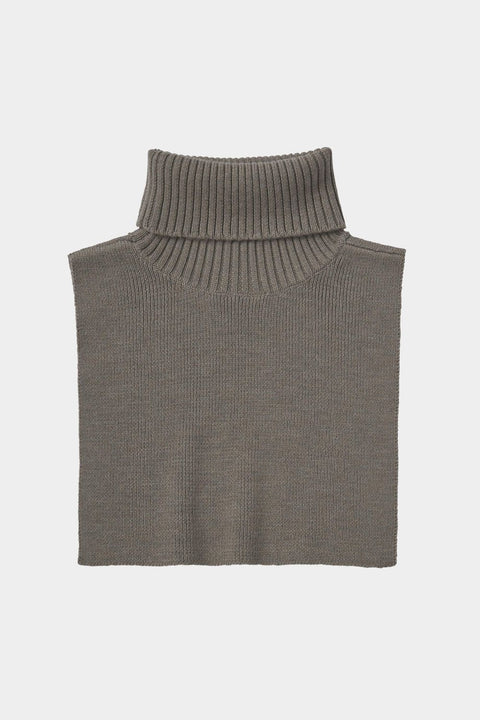 Merino neckwarmer, Hazel melange