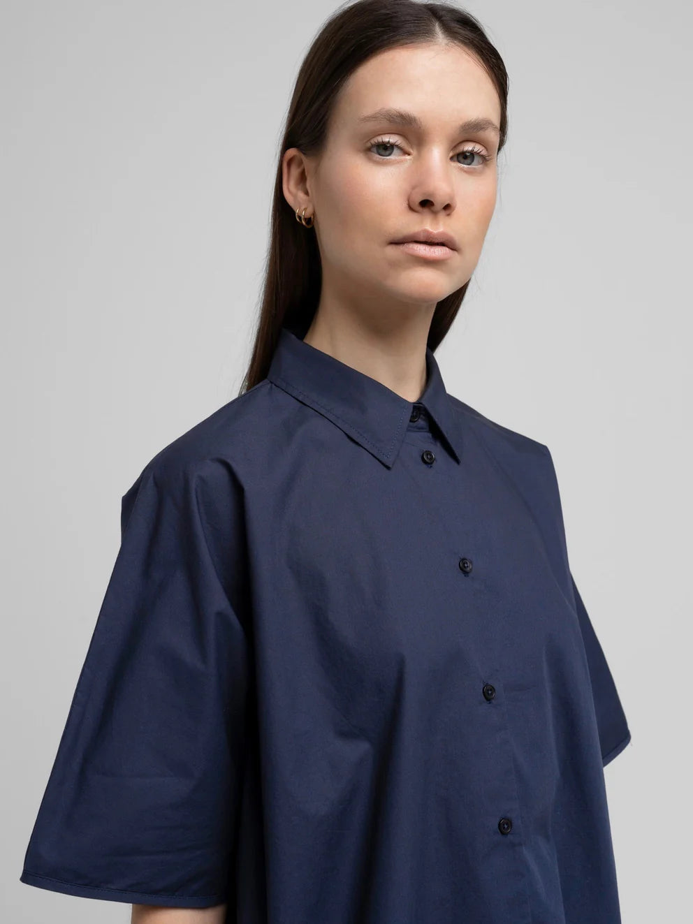 Ocean SS Shirt, Dark Navy