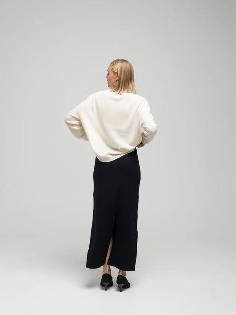 Hailey Cashmere Jumper, Creme