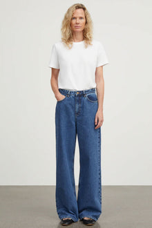 Willow Wide leg jeans, Mid blue denim