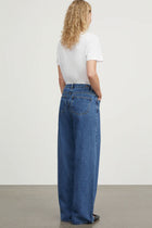 Willow Wide leg jeans, Mid blue denim