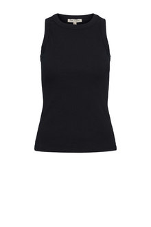 Blossom Racerback Rib Tank, Black