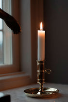 Office Candlestick, poleret messing